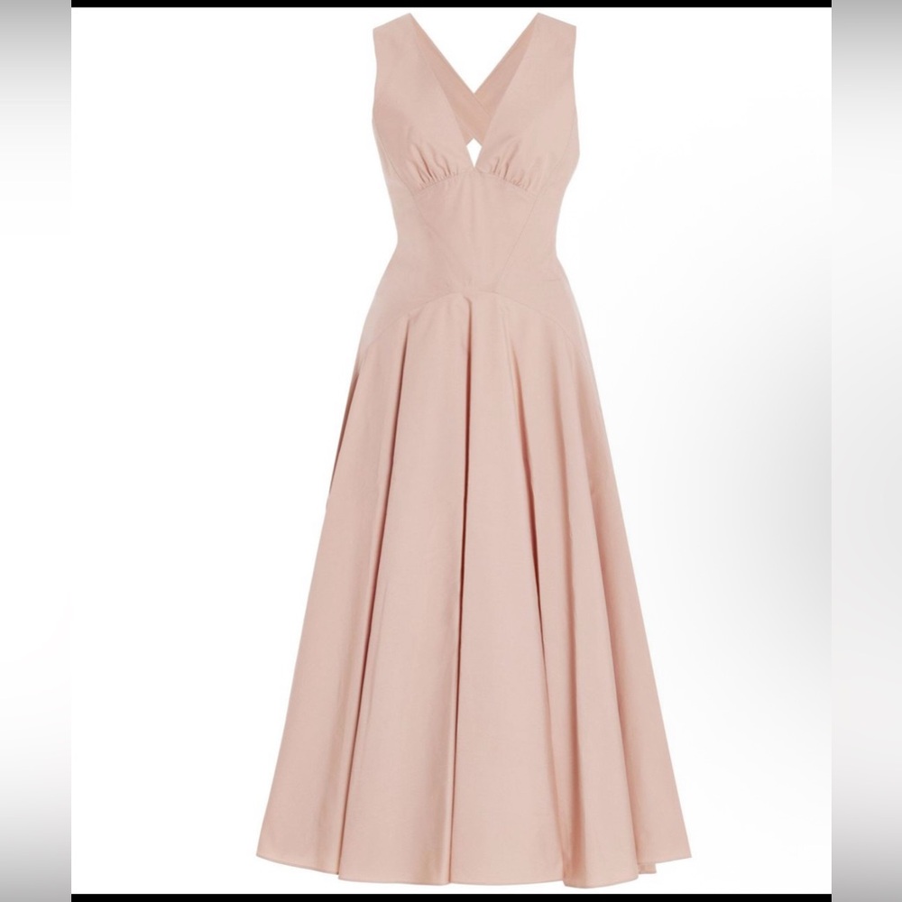 Elegant Pink Sleeveless Dress